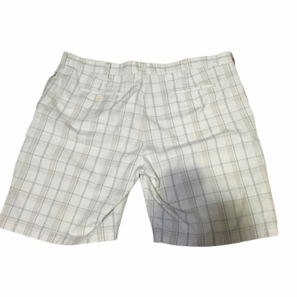 Perry Ellis men’s plaid cargo shorts. Sz 42W - Picture 2 of 5